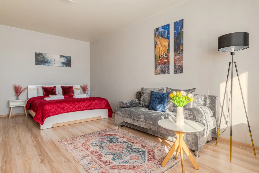 Апартаменты с красивым видом на залив, гостиничный сервис, бесконтактно