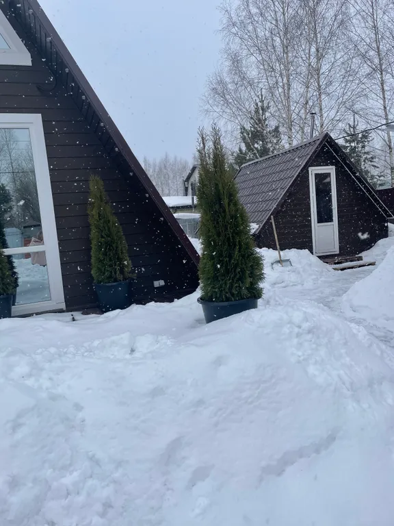 Прекрасный домик в стиле А-фрейм