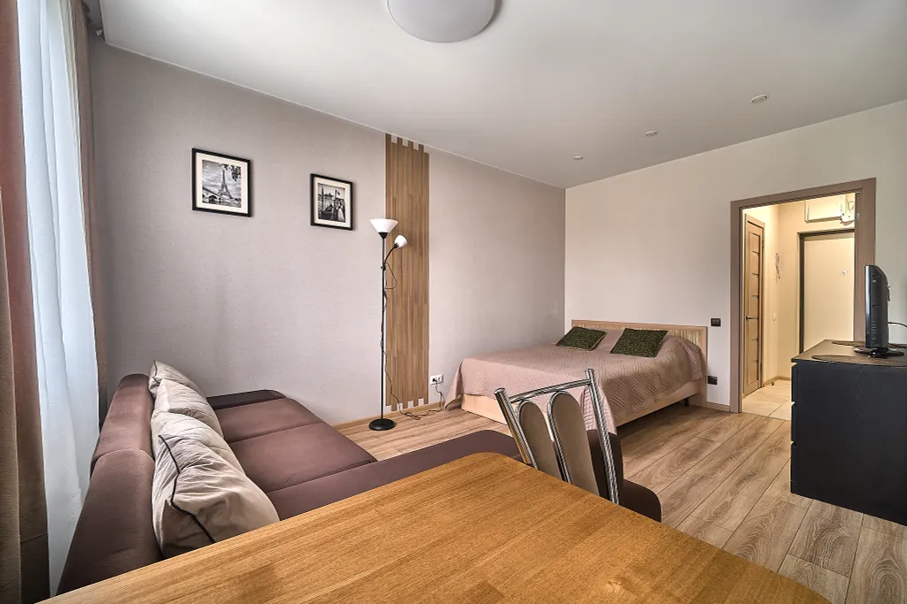 Комфортная студия с размещением до 4 гостей