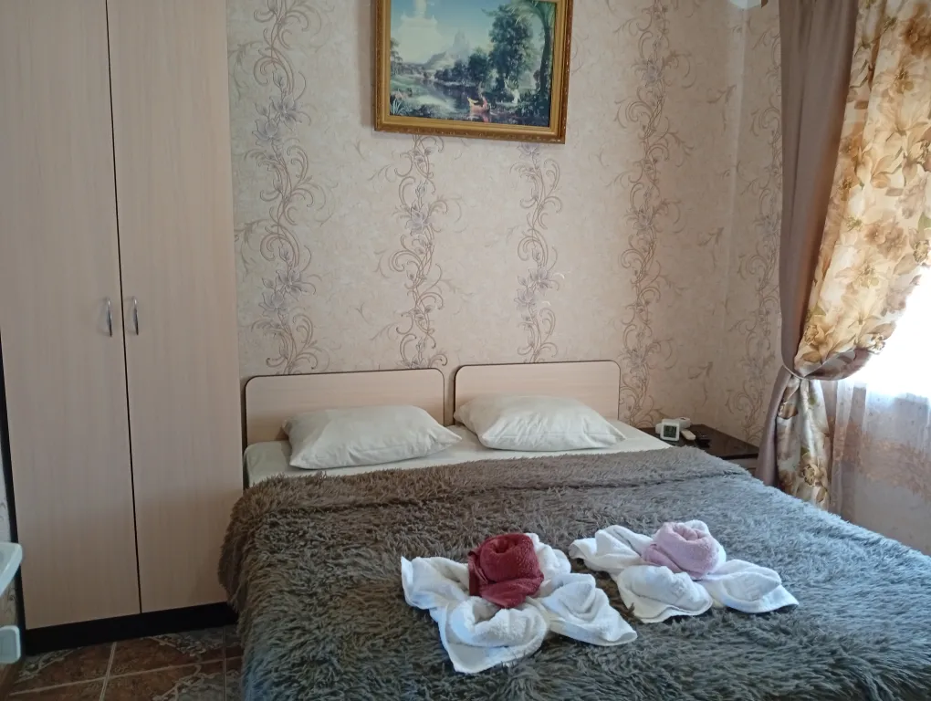 Комната с удобствами с 1 двуспальной или 2 односпальными кроватями