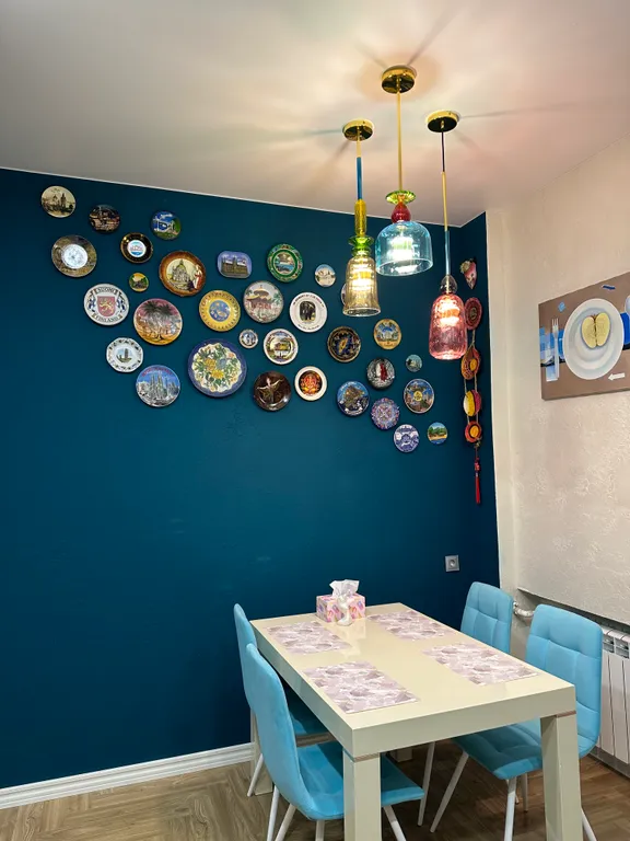 Уютная новая квартира с высокими потолками и потрясающими закатами