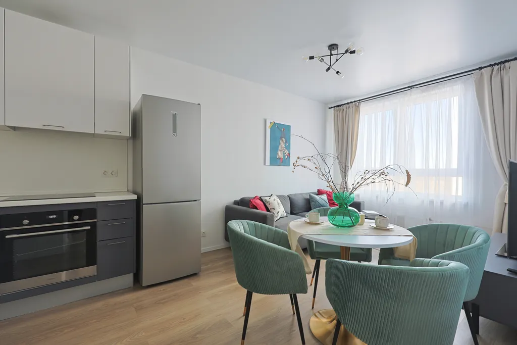 Квартира в спокойных благородных оттенках