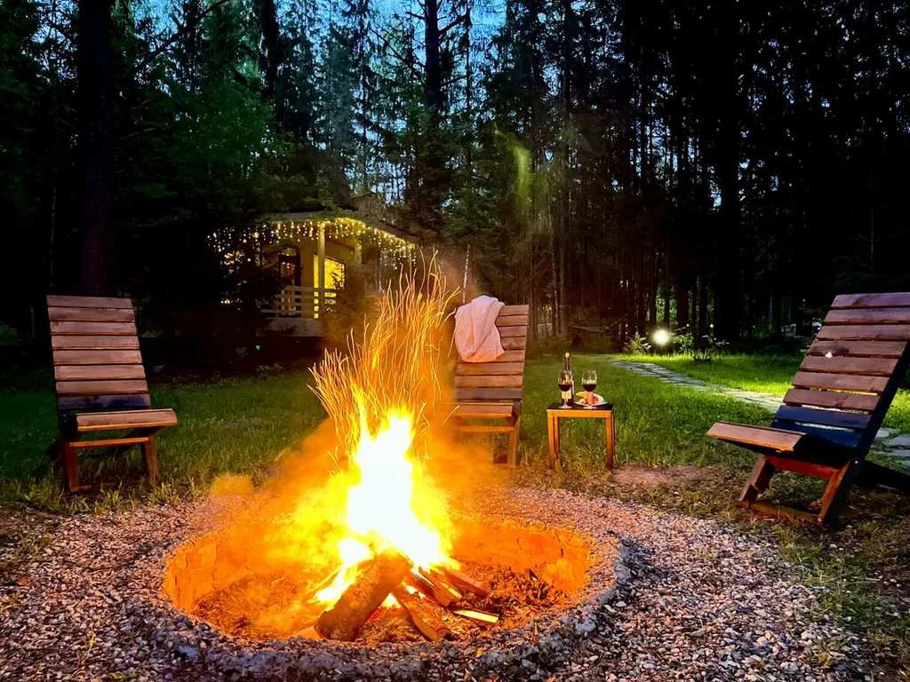 Коттедж Дизайнерский коттедж на берегу озера Волго на Селигере — Турбаза Чайка