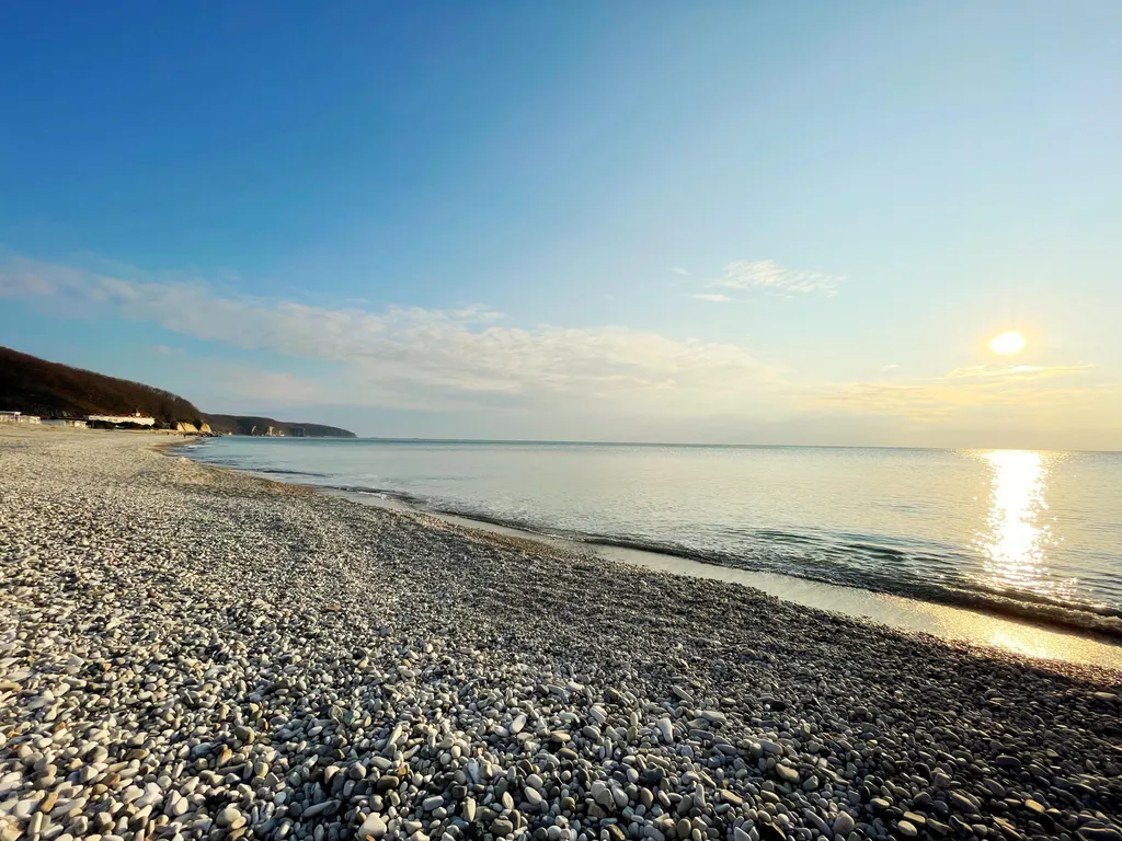 Студия с балконом, красивым видом в 3-х минутах от пляжа