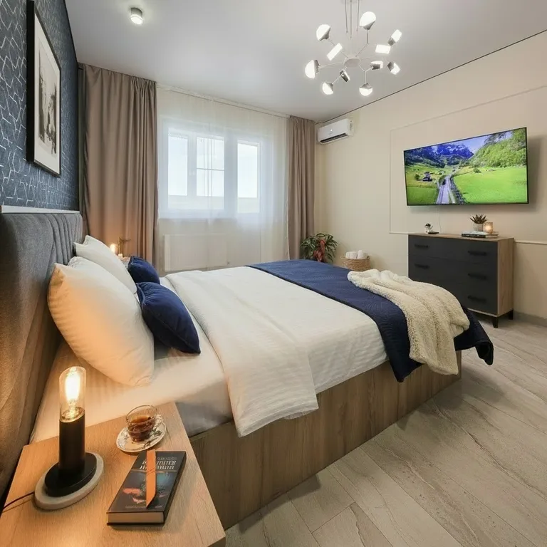 Дизайнерская квартира с видом на город — аренда посуточно в Краснодар