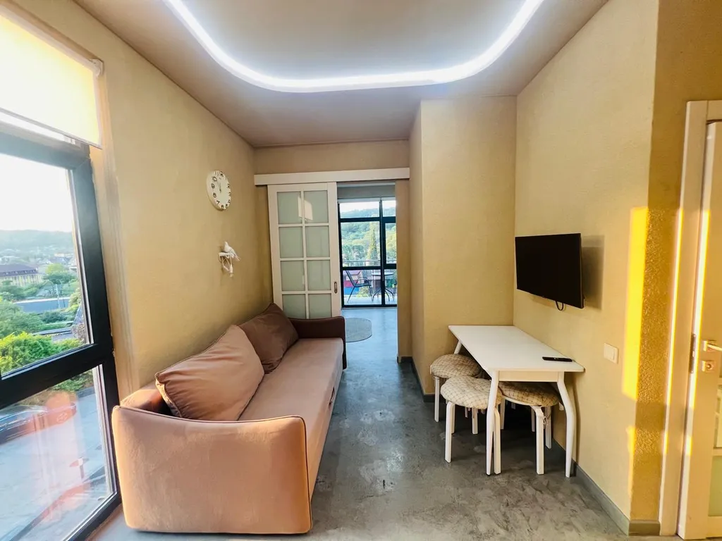 Стильная однокомнатная квартира с балконом