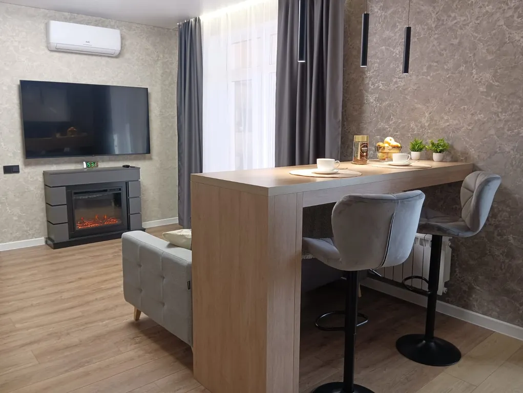 Большая 3-комнатная квартира на берегу Волги