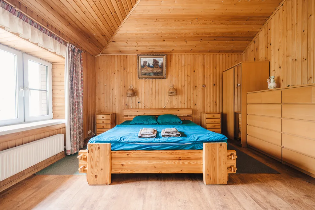 Дом в лесу в русском стиле