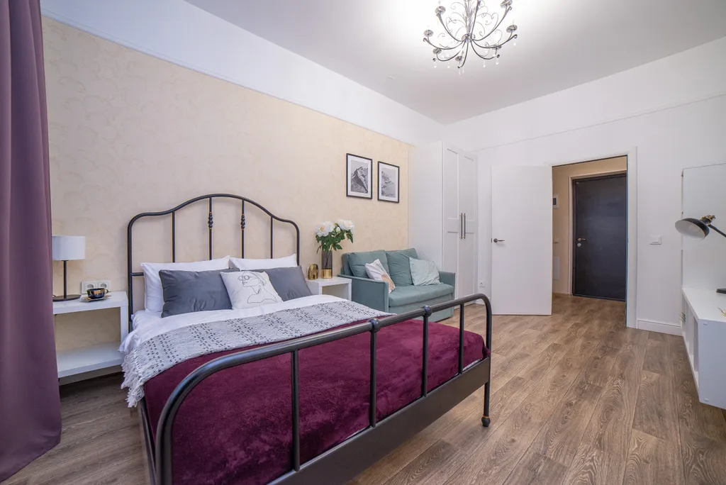 1-комнатная квартира в 5 минутах от метро Чкаловская для 4х гостей