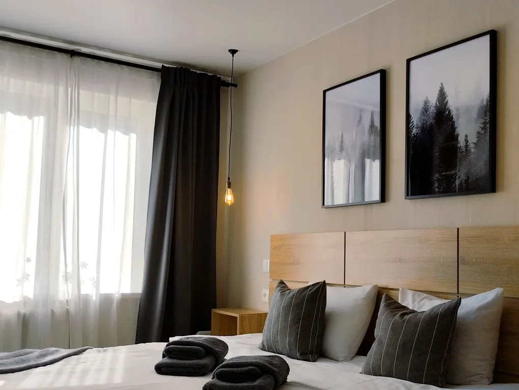 Квартира в горном поселке физиков Нейтрино, 2 спальни и гостинная