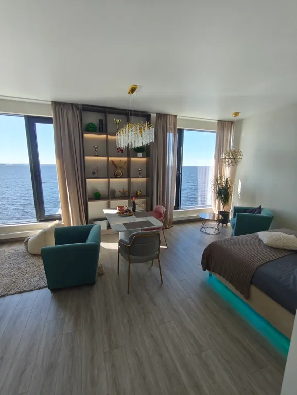 Квартира Премиум видовая квартира на море 1 линия, панорамные окна — Санкт-Петербург