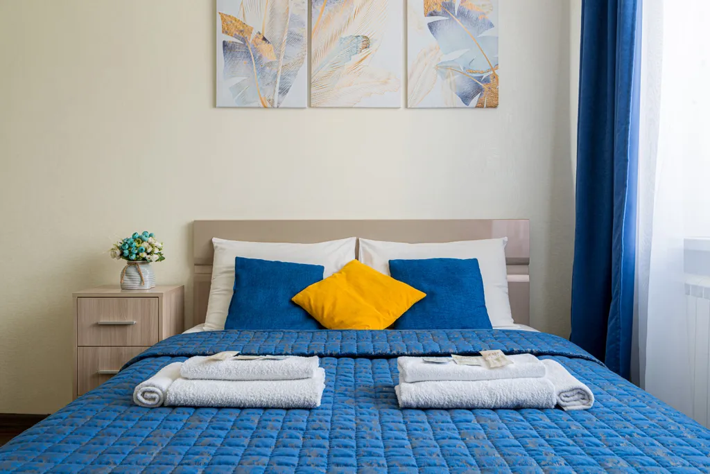 С видом на Волгу, гостиничный сервиc, кондиционер, бесконтактно