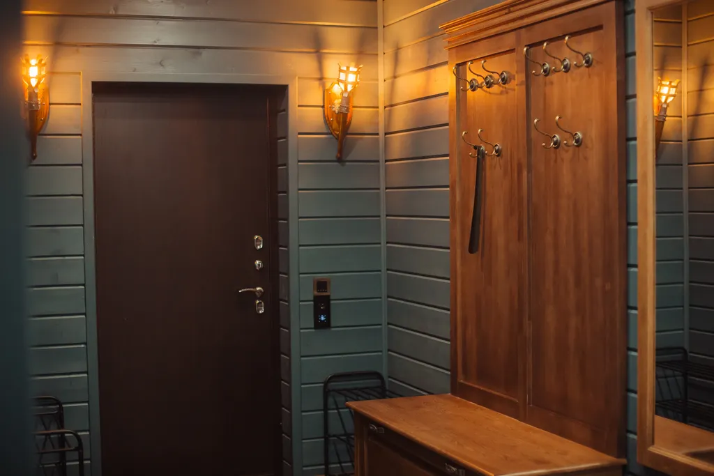 Большой панорамный коттедж в английском стиле с видом на озеро