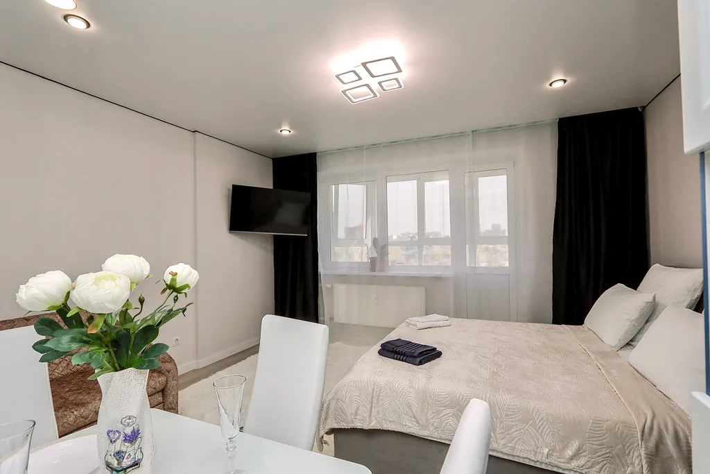 Уютная с современным ремонтом квартира напротив зоопарка