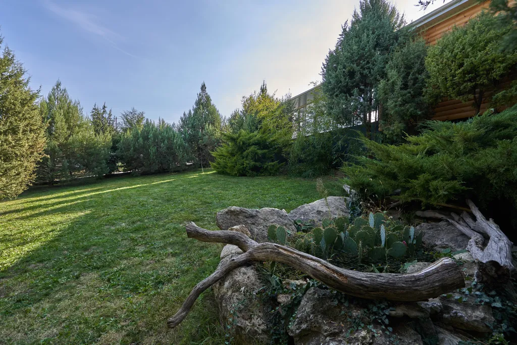 Коттедж Деревянный дом с личным бассейном в усадьбе Можжевеловый дворик — Айвовое