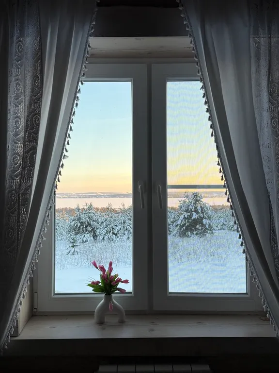 Двухэтажный дом с видом на Галичское озеро