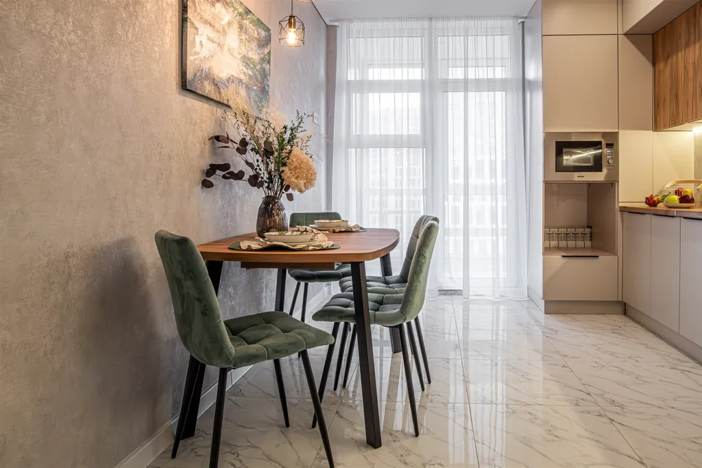 Просторная квартира с красивым видом