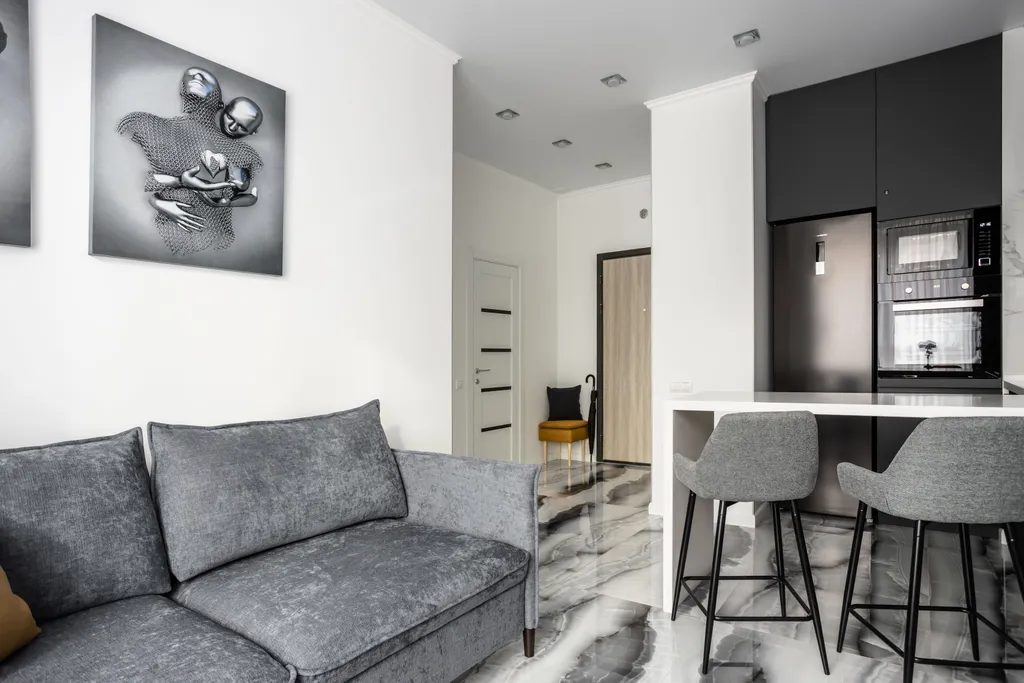 Квартира АПАРТАМЕНТЫ 'ГРАФИТ ФЛЭТПОРТ' ДВУХКОМНАТНЫЕ — Москва