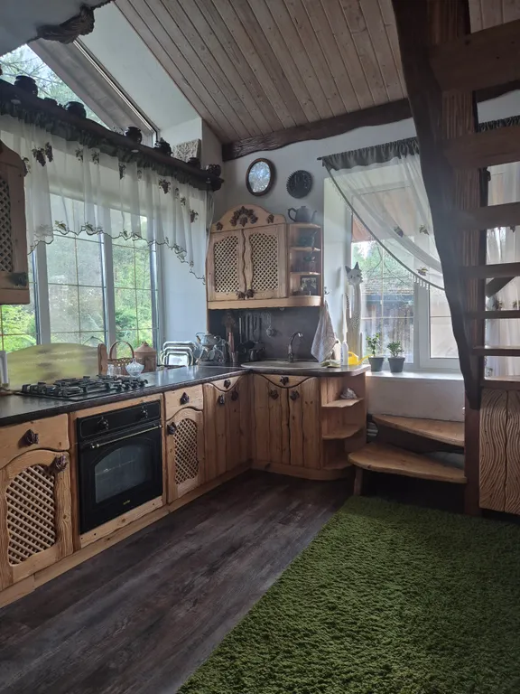 Эко - дом в лесу в гостях у Миродары