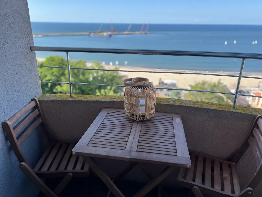 Апартаменты с видом на море с высоты птичьего полёта