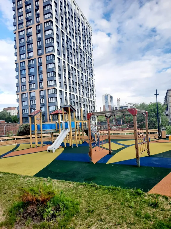 Уютный апартамент в уникальном доме ЖК Skyline с парком на крыше