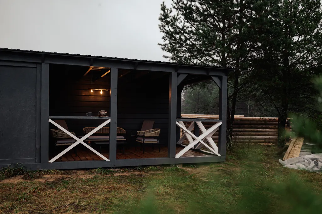 Домик из pinterest в лесу