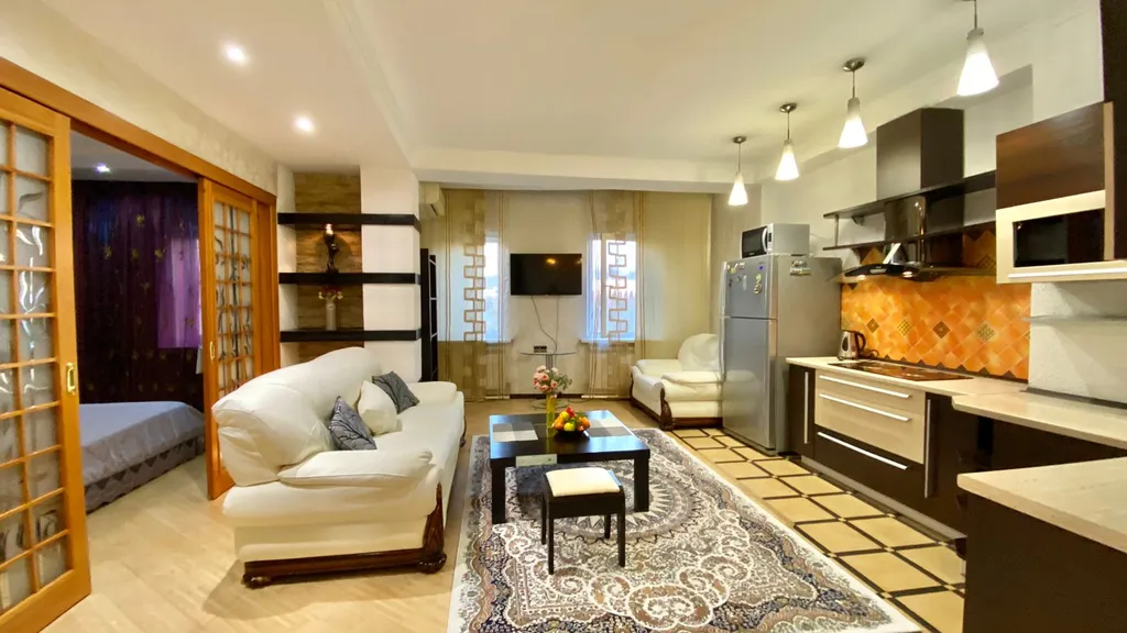 Стильная 1-комнатная квартира в японском стиле ЖК Керемет