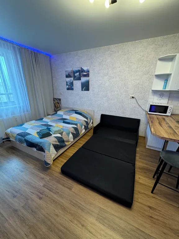 Просторная студия у метро Девяткино, парка и ТЦ Небо рядом