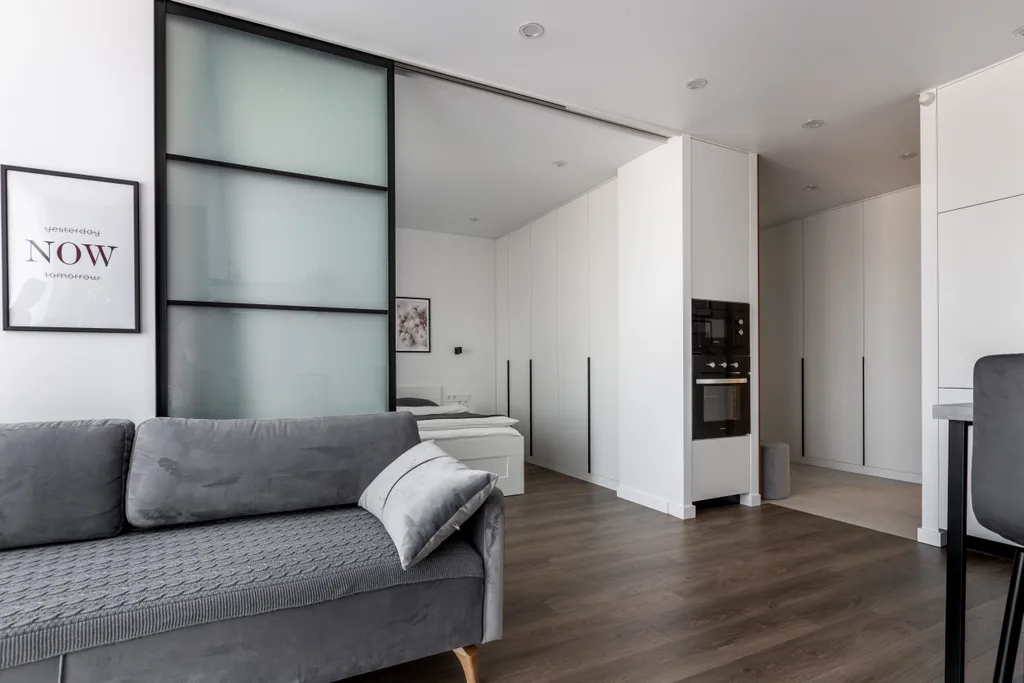 Современный апартамент с видом на Национальную библиотеку