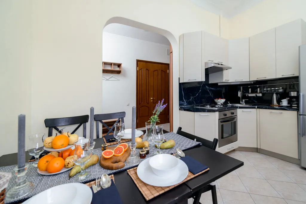 Квартира Жемчужина, 3-комнатная квартира — Москва