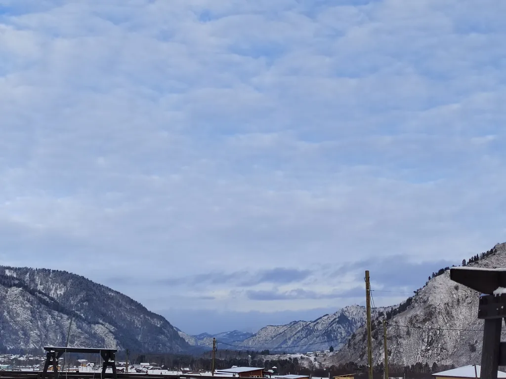 Уютный домик с видом на горы