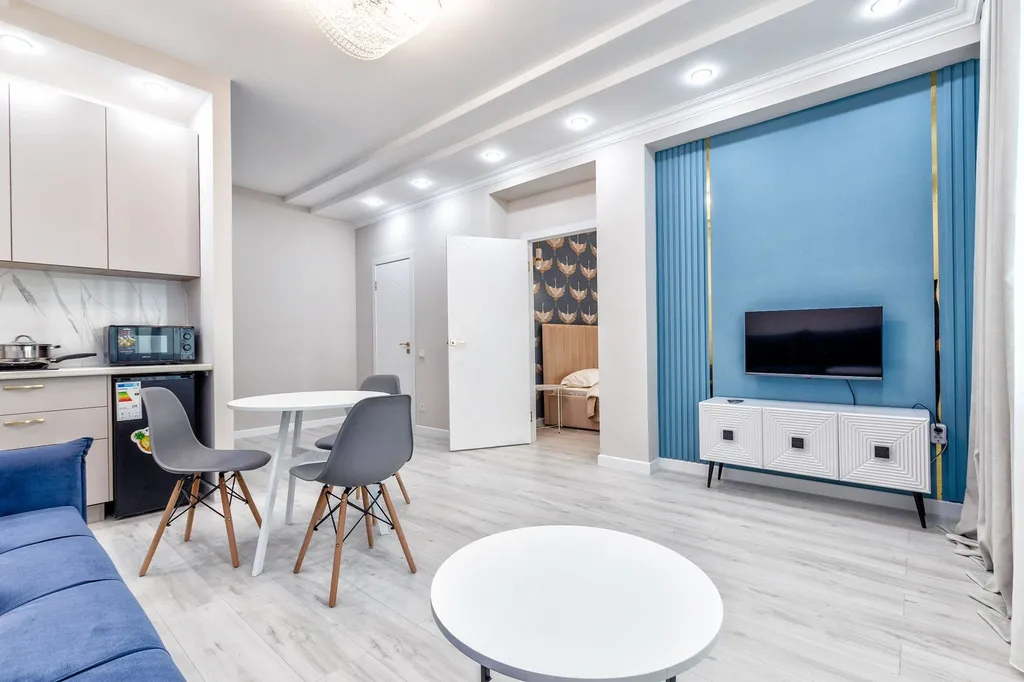 Элитные апартаменты с панорамным видом из окна в самом центре столицы