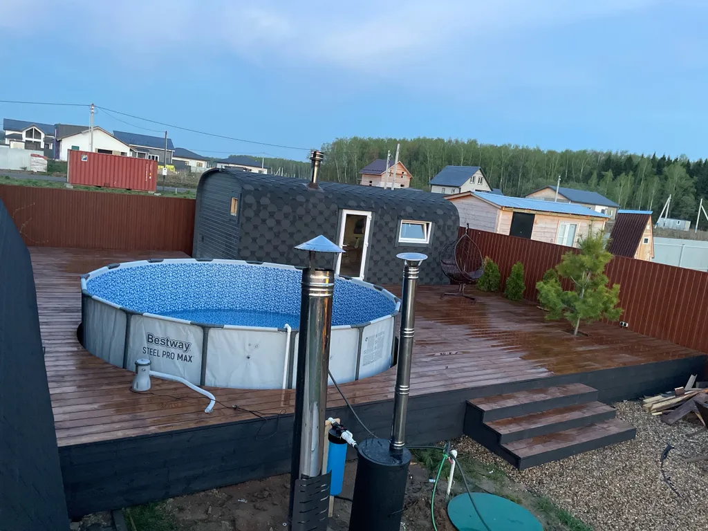 Дом 58m2 — с бассейном, с кухней, с Wi-Fi