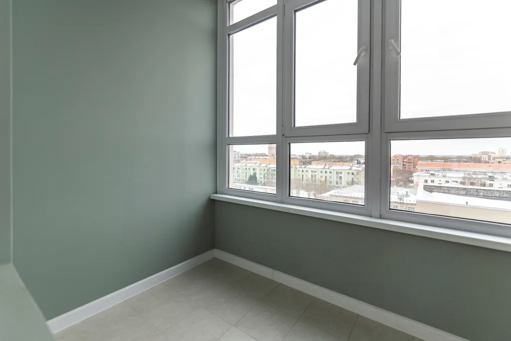 Просторная студия с отличным видом на город