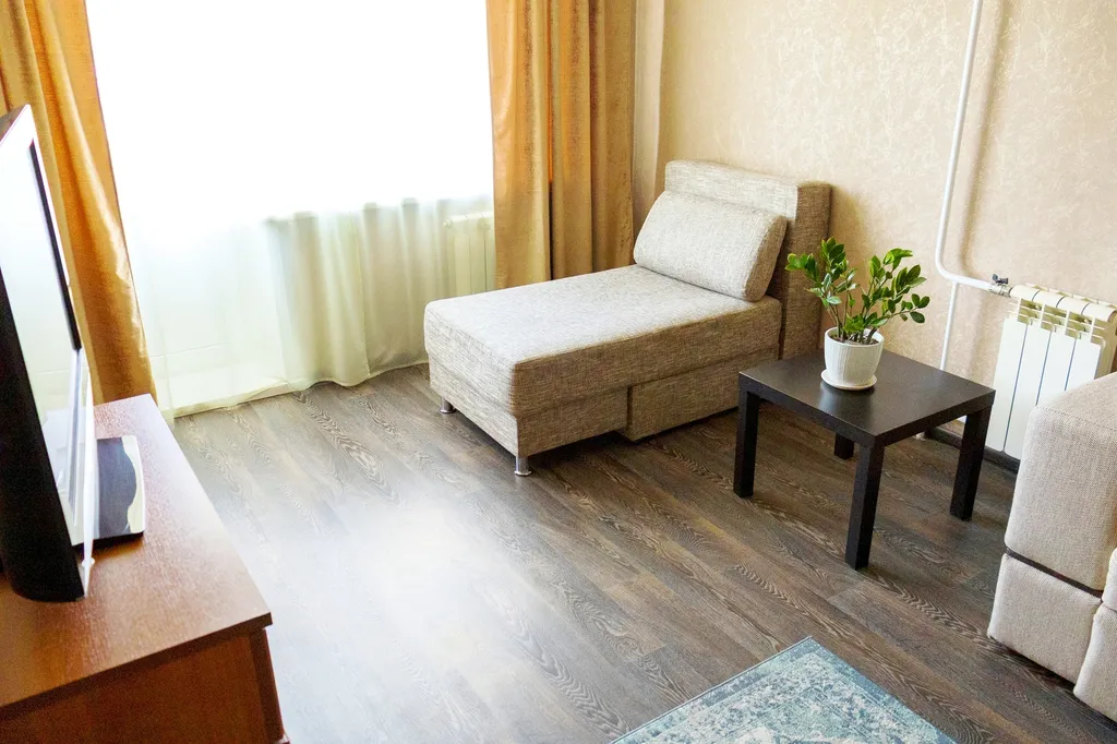 Уютная двухкомнатная квартира на 4 этаже с балконом, кондиционером