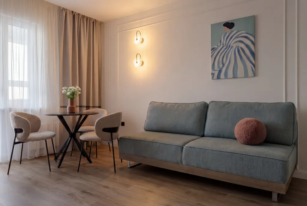 Квартира Квартира в мятных тонах у парка Краснодар с парковкой — Краснодар