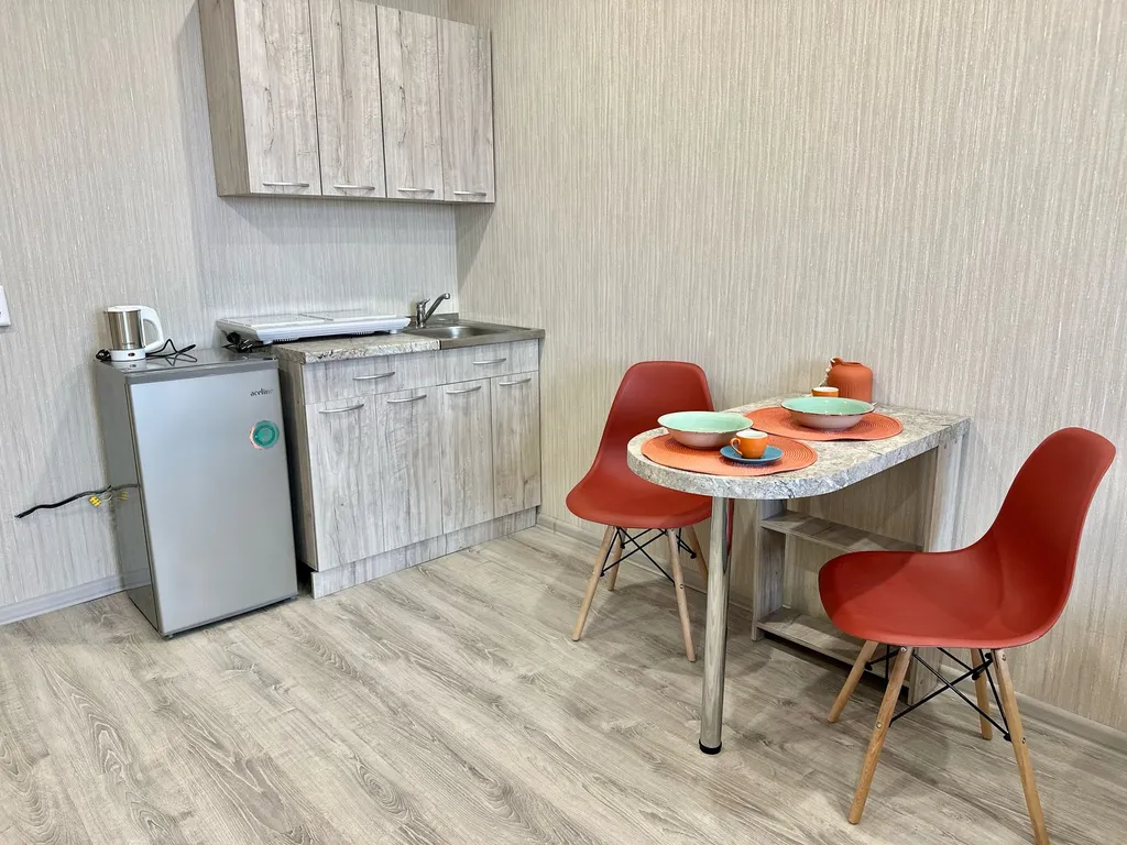 Терракота - стильная квартира-студия на Дружбе рядом со Спа-комплексом