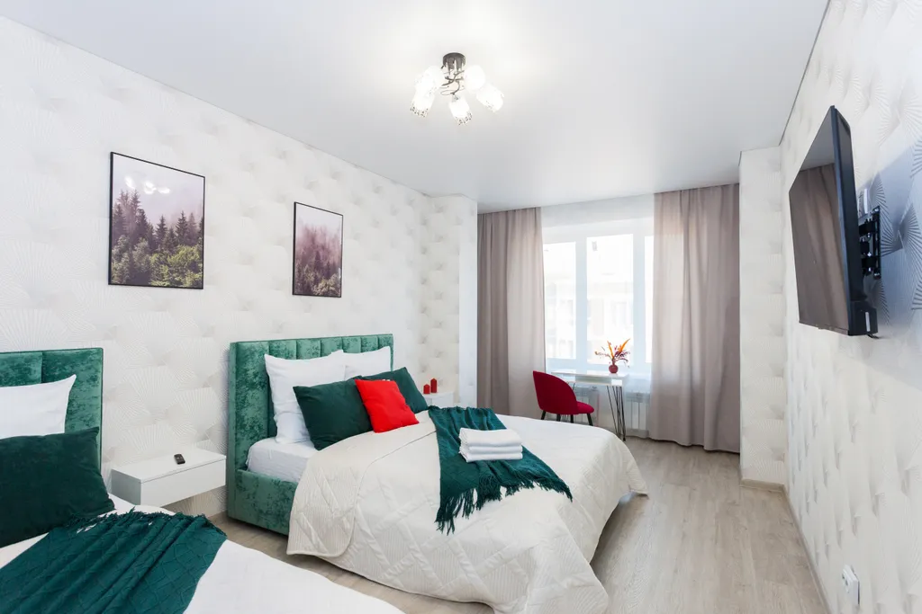 Квартира с современным ремонтом с кондиционером