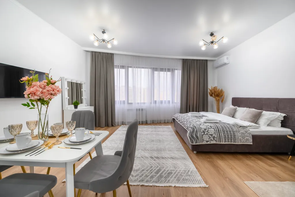 Просторная студия на Аль-Фараби