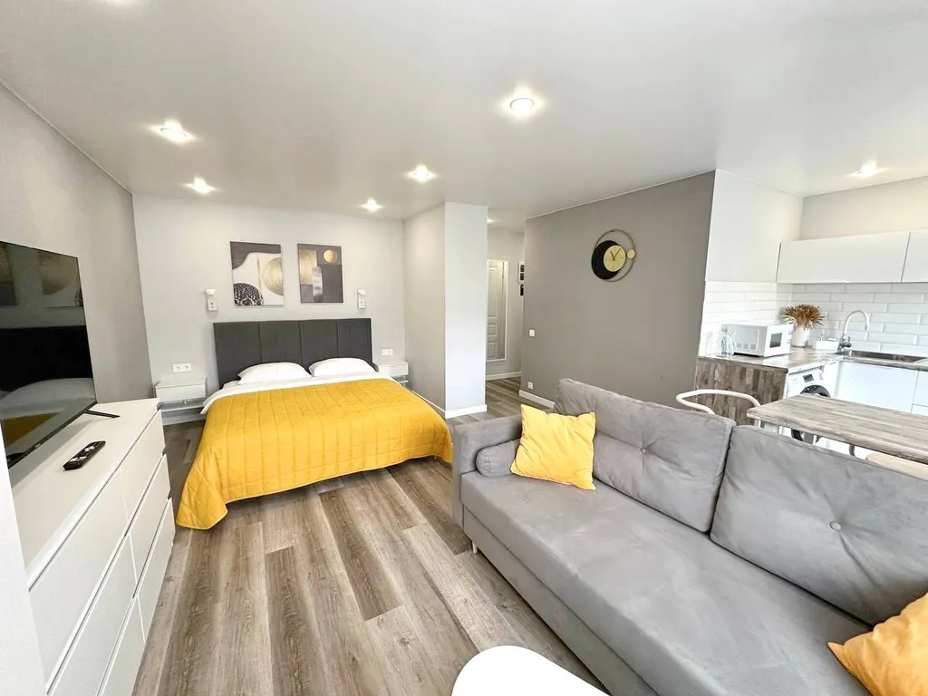 Современная квартира-студия в центре города — аренда посуточно в Мурманск