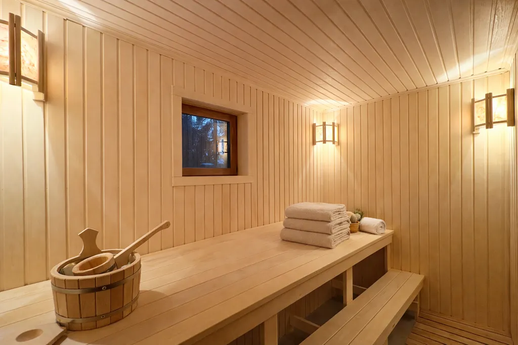 Новый дом в лесу с финской сауной рядом с озером