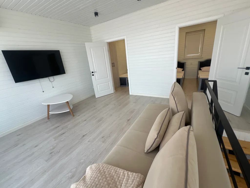 Коттедж на берегу Каспийского моря с парилкой во дворе