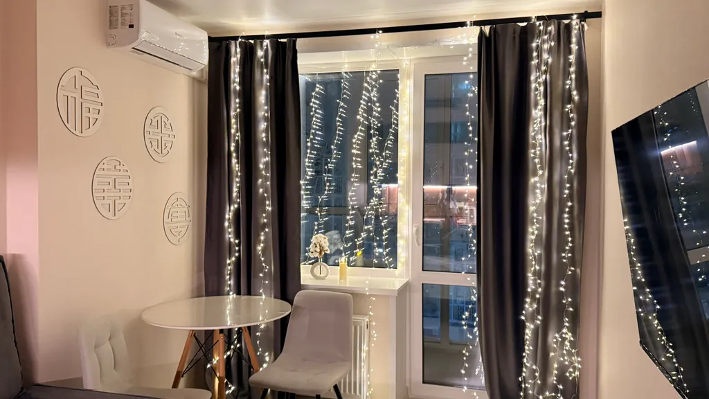 Уютный апартамент с новогодней атмосферой рядом с природой