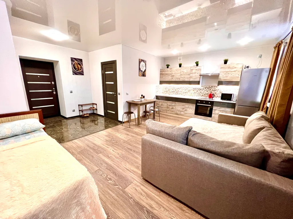 Квартира Квартира Уютная студия в ЖК Изумрудный — Самара