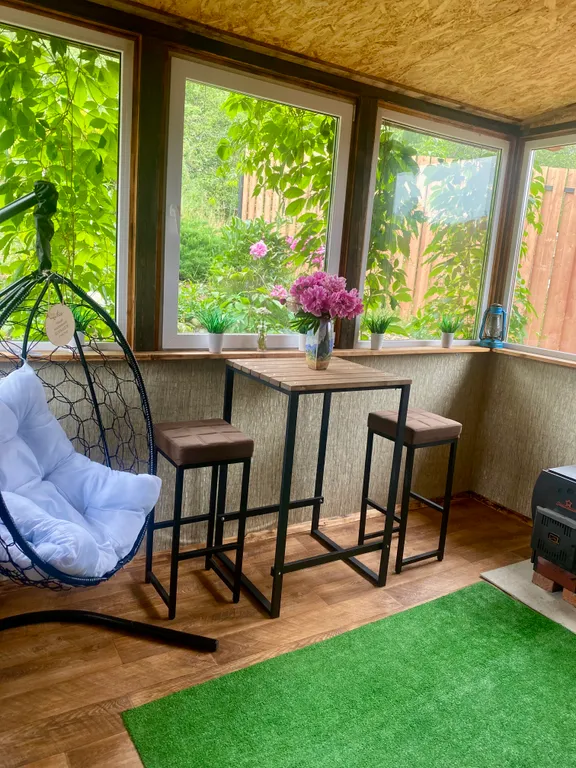 Дом с баней на дровах