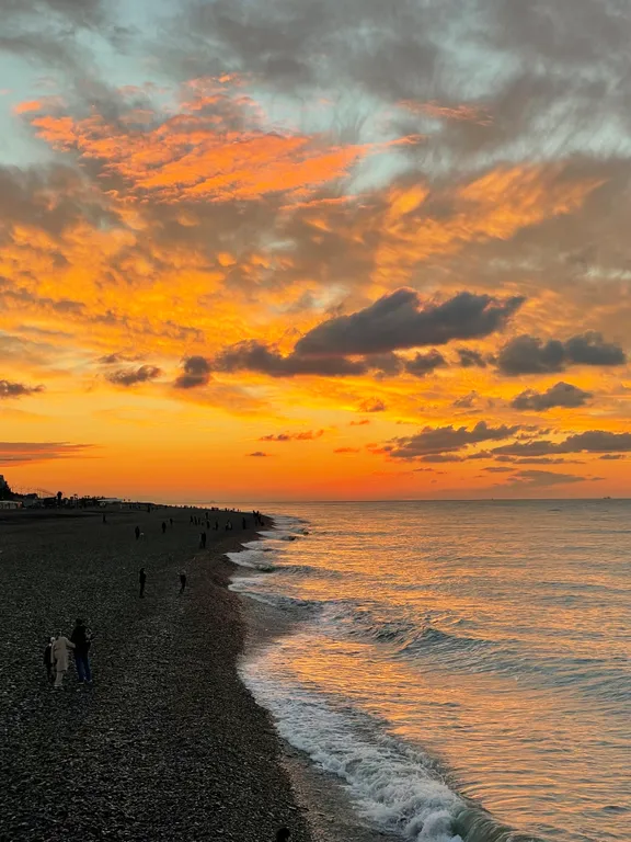 Квартира Квартира Панорамный апартамент с шикарным видом на море, закат, горы и город — Батуми