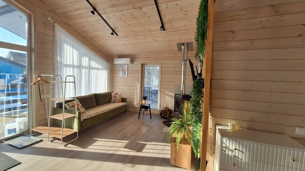 Уютный дом с дровяным камином