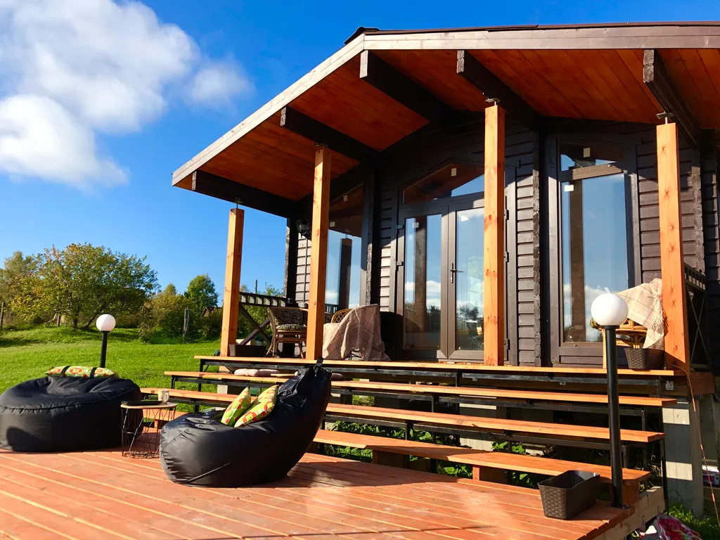 Коттедж Коттедж Шале у озера — Приозерск