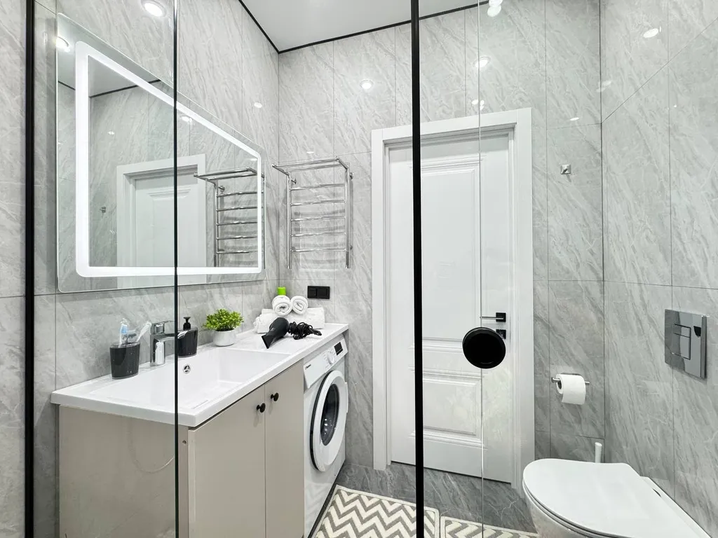 Евродвушка в ЖК Комфорт Сити с видом на горы, рядом с ТЦ MEGA