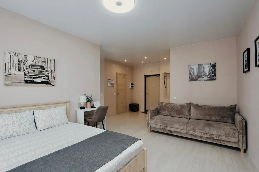 4 Угла: студия в ЖК Ривьера вблизи набережной, Горького, 149